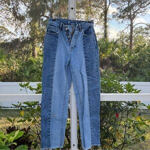 Two-Tone Denim Women's Jeans